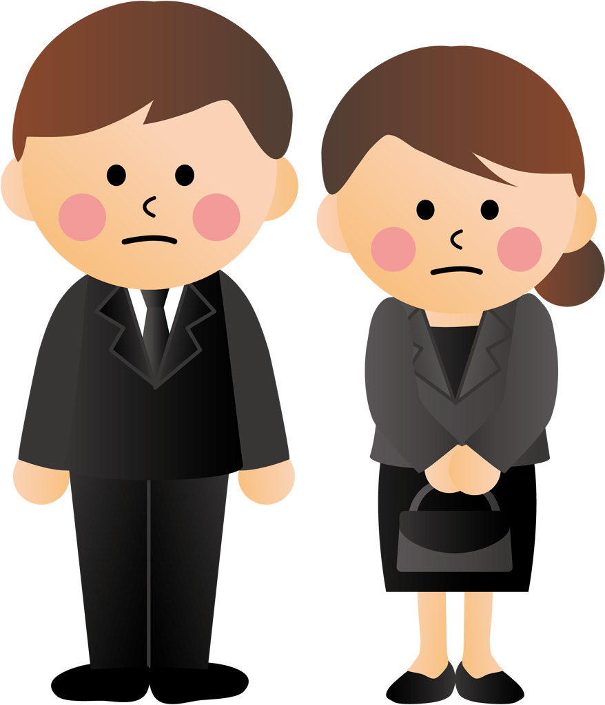 葬儀参列の服装 男性 女性 子供 家族葬 1日葬なら埼玉金周
